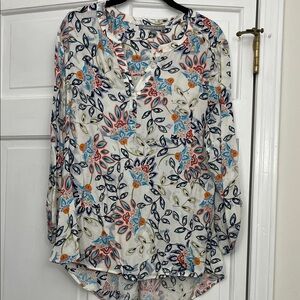 Daniel Rainn Multicolor Floral Blouse